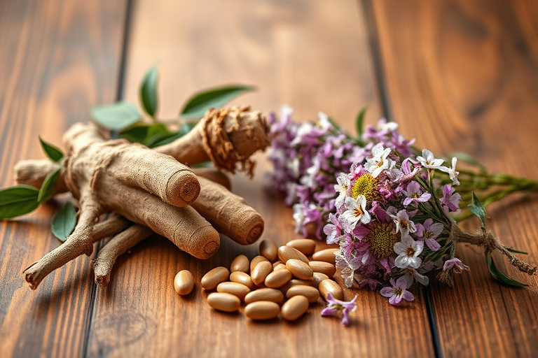 Ingredientes naturales de Calmano: ashwagandha y valeriana